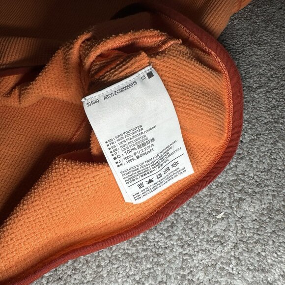 Arc’teryx Delta LT Zip Neck Polartec Waffle Fleece Womens XL Half 1/2 Zip Jacket - Picture 7 of 14